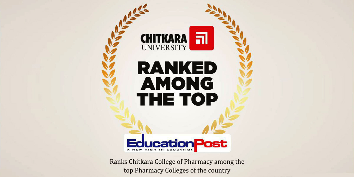 Chitkara College of Pharmacy shines in IIRF Rankings 2021