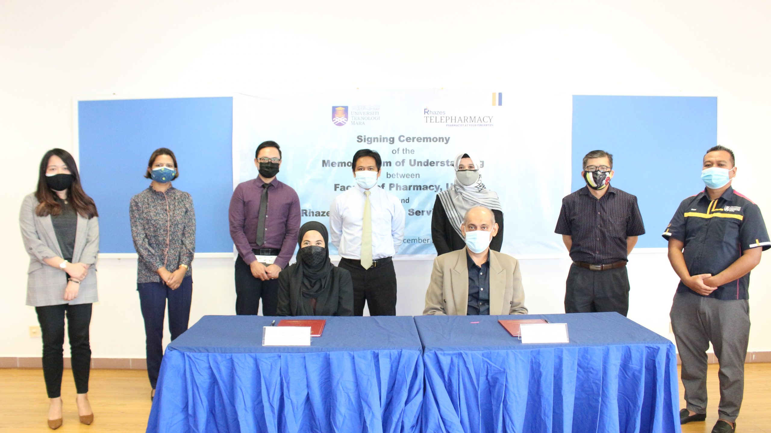Faculty of Pharmacy, UiTM and Rhazes ink MoU