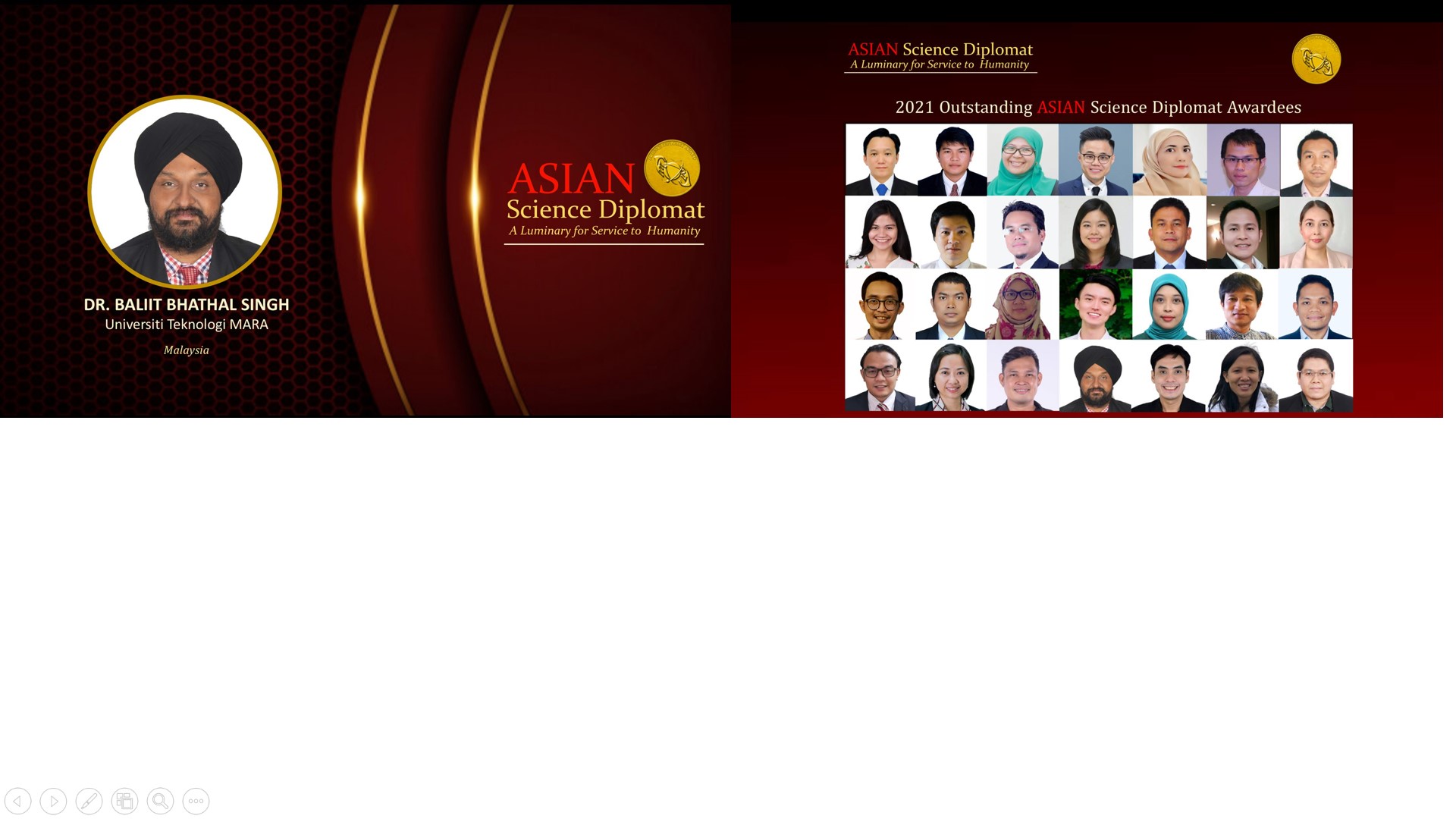 UiTM lecturer awarded 2021 Outstanding ASIAN Science Diplomat Award