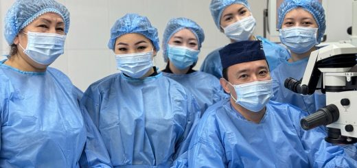 Layered corneal transplant starts at KazNMU University Clinic