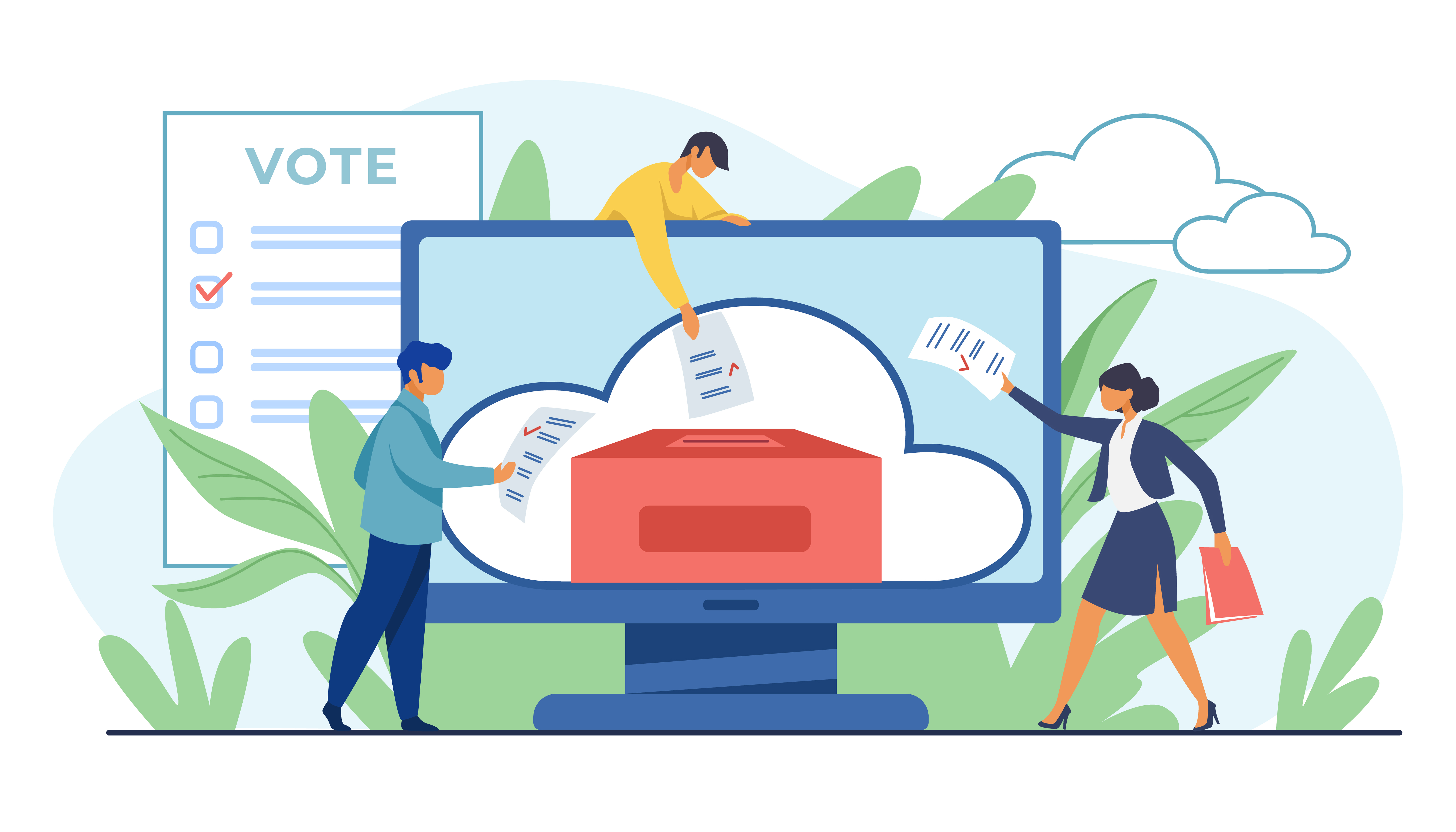 THAIVOTE.io, a blockchain-based online election platform that can effectively prevent fraud
