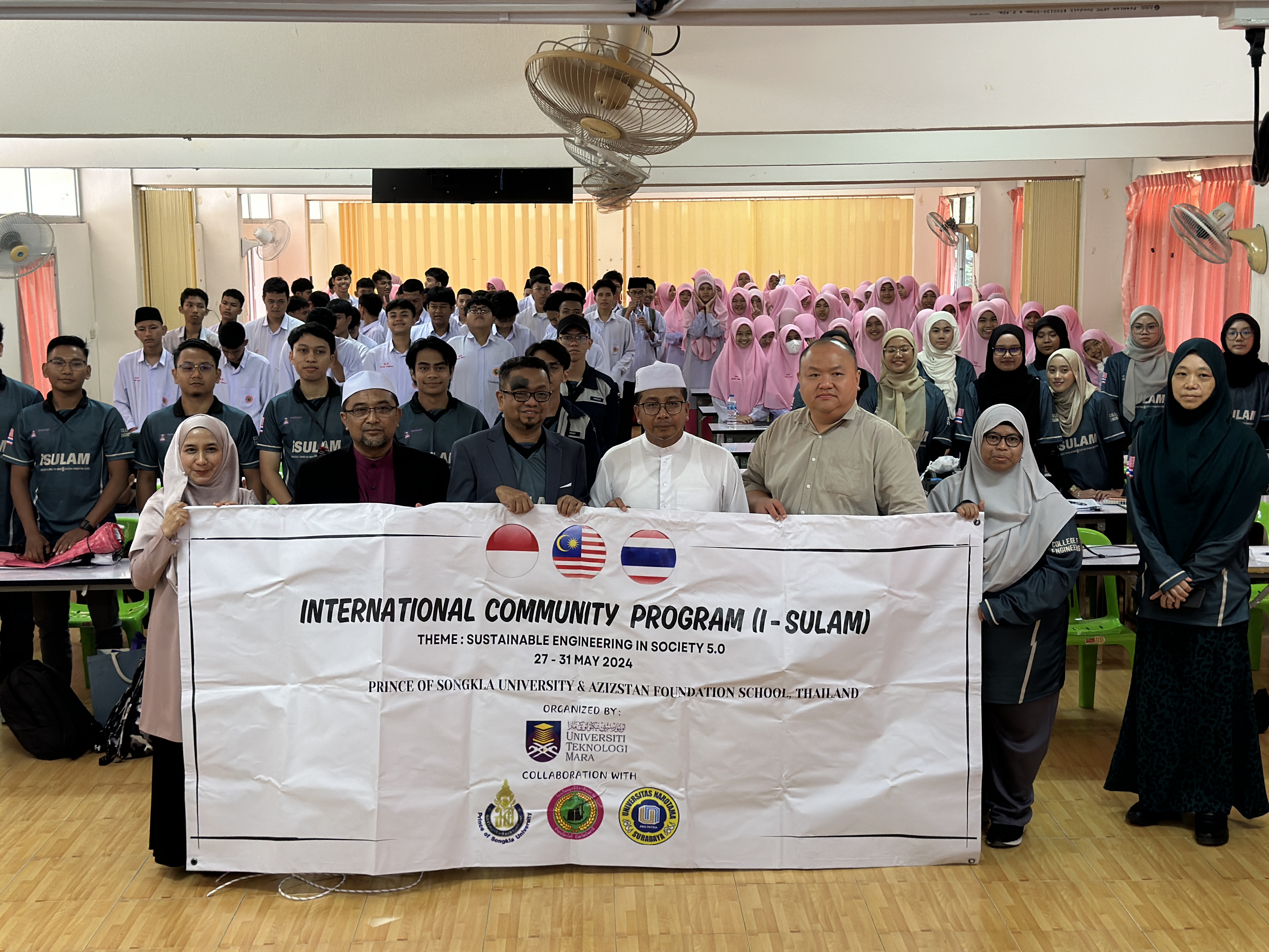 International community program (I-SULAM) themed Sustainable Engineering in Society 5.0 held in Thailand